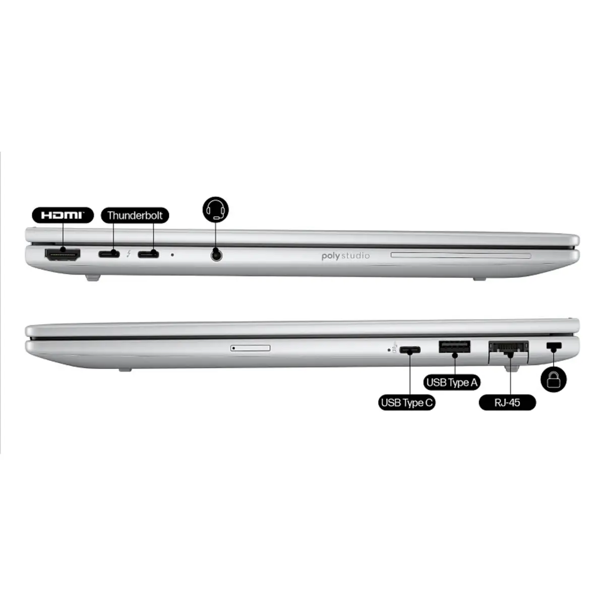 EliteBook 8 G1i 14 inch Notebook AI PC, 14", Windows 11 Pro, Intel Core™ Ultra 5, 16GB RAM, 512GB SSD, WUXGA
