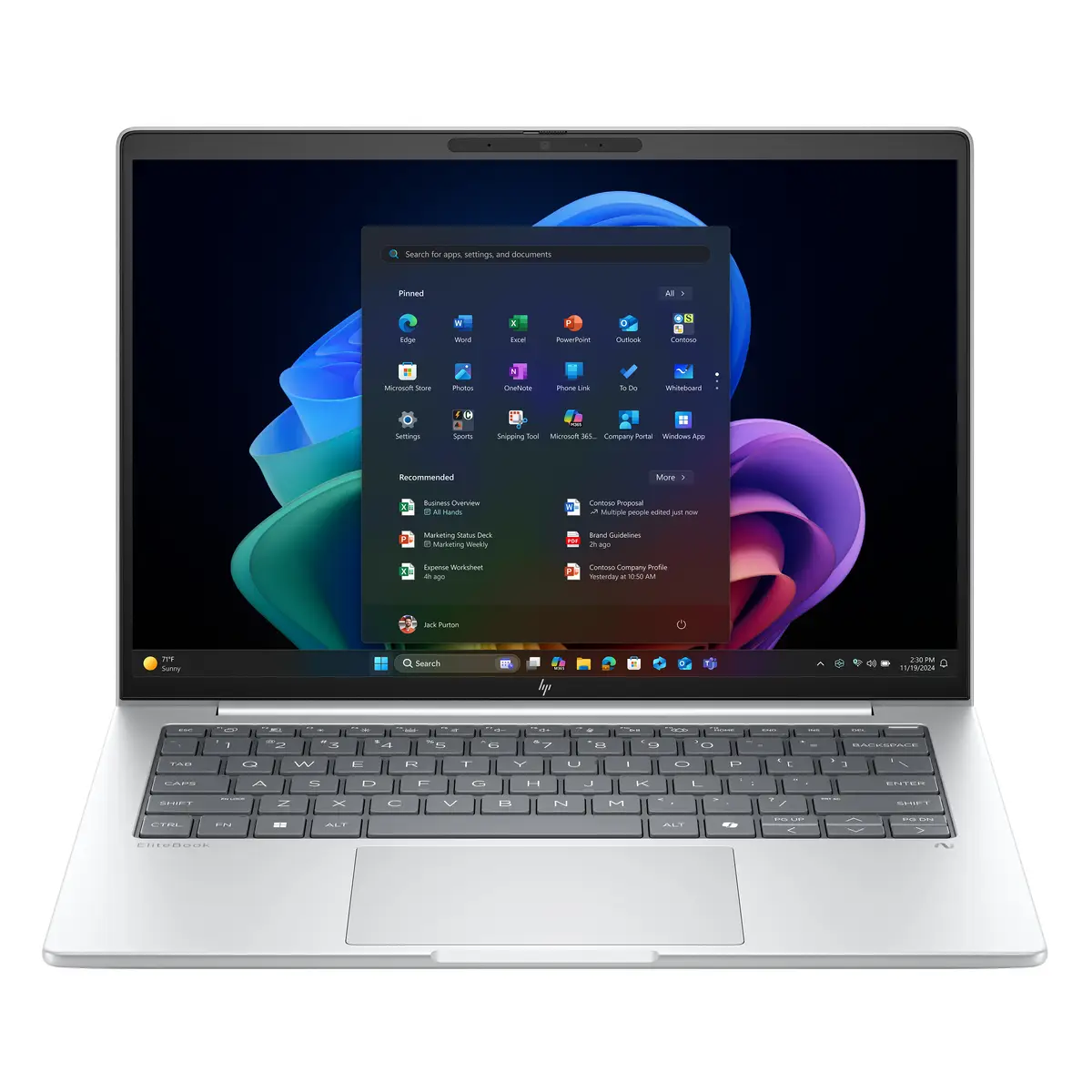 EliteBook 8 G1a 14 inch Notebook Next Gen AI PC, 14", Windows 11 Pro, AMD Ryzen™ AI 5, 32GB RAM, 512GB SSD, 2.5K