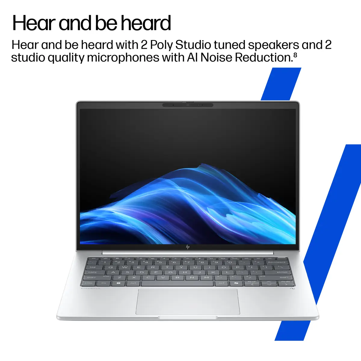 EliteBook 8 G1a 14 inch Notebook Next Gen AI PC, 14", Windows 11 Pro, AMD Ryzen™ AI 5, 32GB RAM, 512GB SSD, 2.5K
