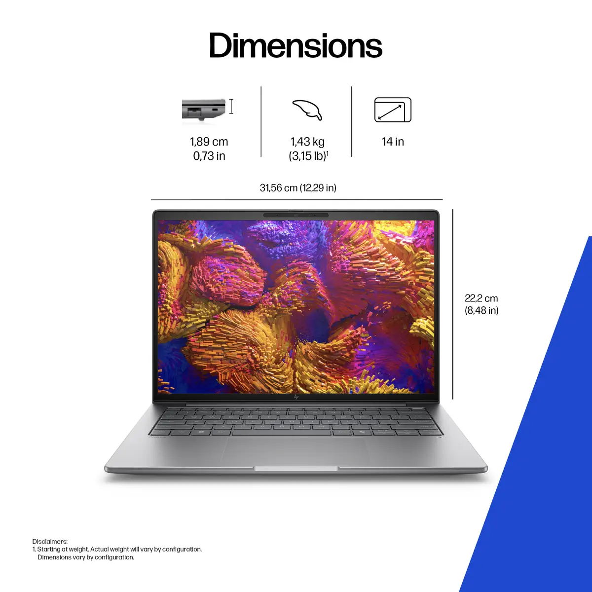 ZBook 8 G1ak 14 inch Mobile Workstation PC, Windows 11 Pro