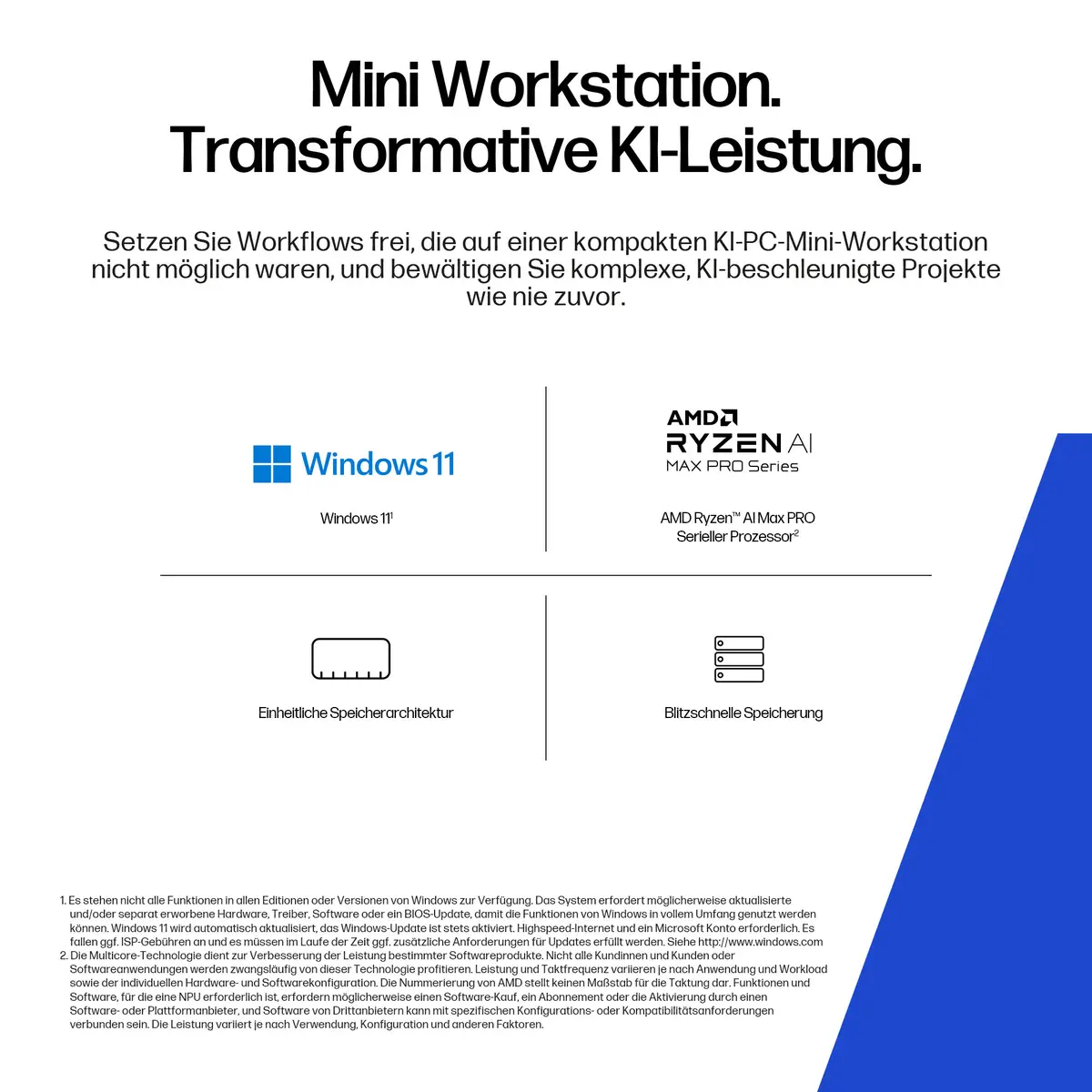Z2 Mini G1a Workstation Desktop PC, 2 TB, SSD, Windows 11 Pro
