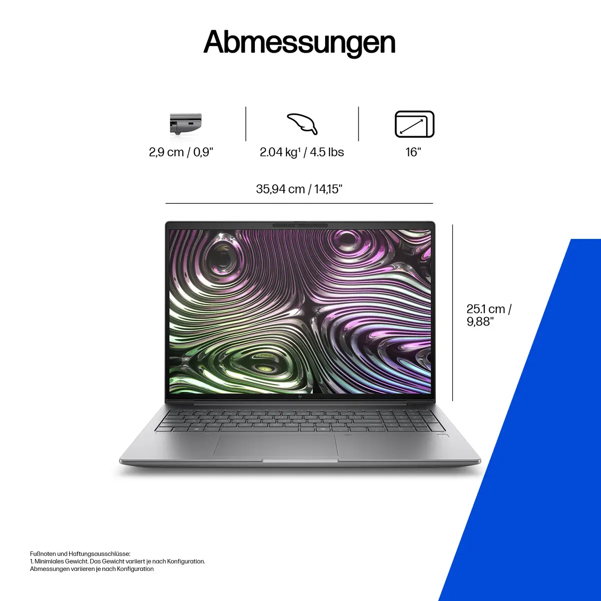 ZBook X G1i 16 inch Mobile Workstation PC, Windows 11 Pro