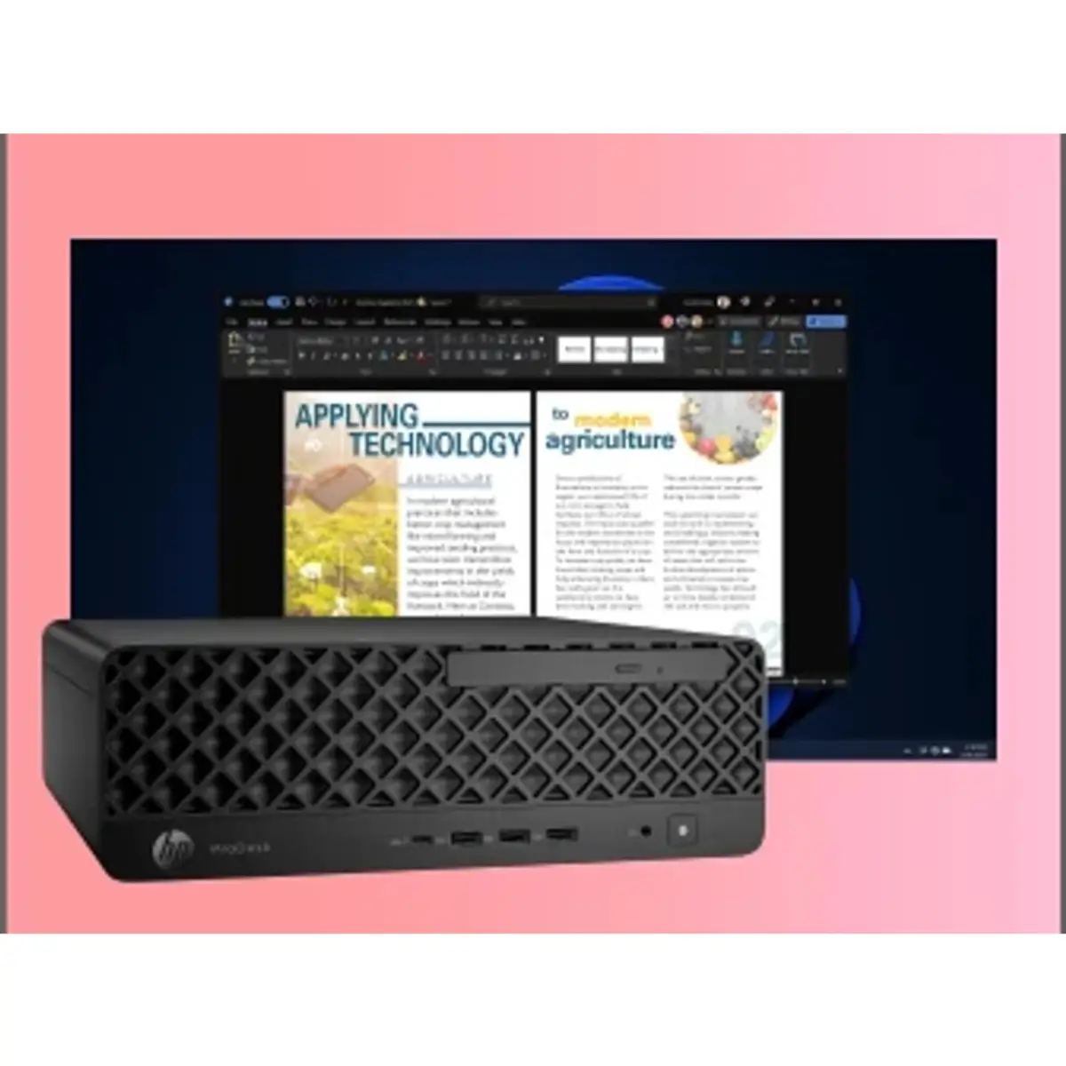 ProDesk 4 SFF G1i Desktop AI PC, Intel Core Ultra 7, 265, 16 GB, DDR5-SDRAM, 512 GB, Windows 11 Pro