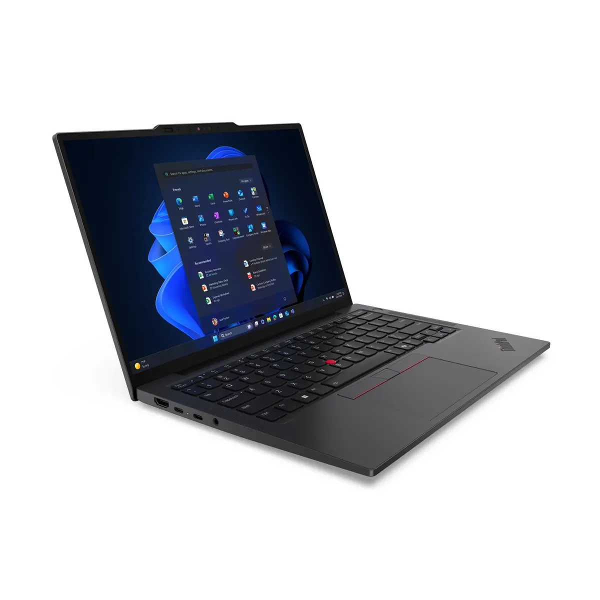 Lenovo ThinkPad X13 Gen 6 21RK 180°-Scharnierdesign Intel Core Ultra 7 255U Win 11 Pro Intel Graphics 32 GB RAM 1 TB SSD TCG Opal Encryption 2, NVMe, Performance 33.8 cm (13.3") IPS 1920 x 1200 NFC Wi-Fi 7 Blue