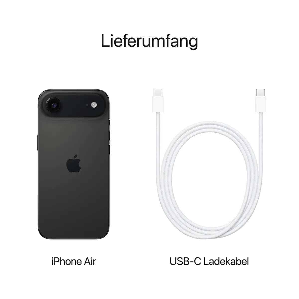 Apple iPhone Air 256GB Space Schwarz
