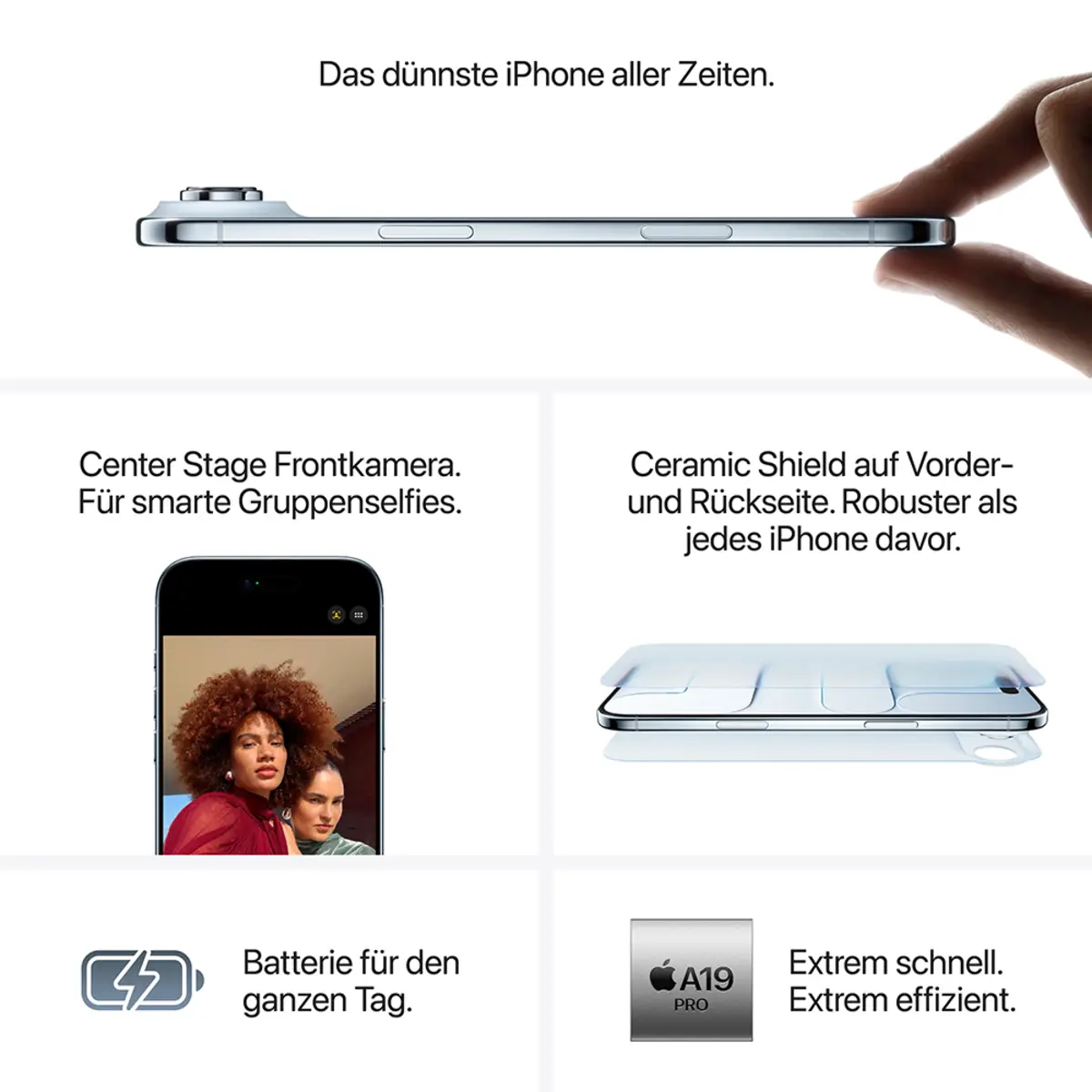 Apple iPhone Air 256GB Himmelblau