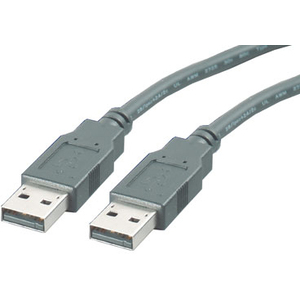 USB2.0 Kabel A-A geschirmt schwarz 3m