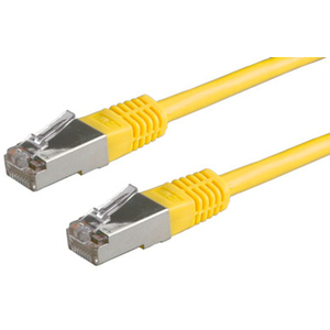 Patchkabel, RJ-45, U/UTP, Cat5e, Gelb, 2 m