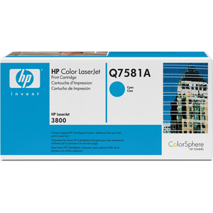 Toner Q7581A ca. 6000 pages cyan