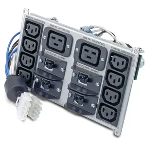 Symmetra LX Tower und RM 220-240V Rückplatte Backplate Kit schwarz Ausgangsspannung 230 V Ausgangsanschlüsse 2x IEC320 C19 8x IEC320 C18 Symmetra LX Tower und RM 220-240V Rückplatte Backplate Kit schwarz Ausgangsspannung 230 V Ausgangsanschlüsse 2x IEC320 C19 8x IEC320 C18