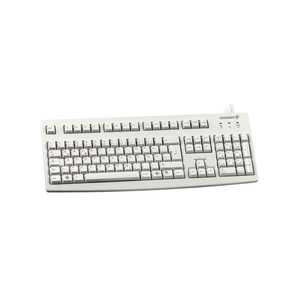 Tastatur G83-6104 USB grau Tastatur-Layout US-Englisch