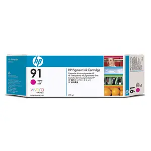 Ink Cartridge Nr 91 for Designjet Z6100 775ml Vivera ink magenta Ink Cartridge Nr 91 for Designjet Z6100 775ml Vivera ink magenta