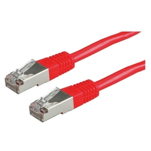 Patch cable RJ-45 S/FTP Cat6 red 2m