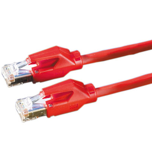 Patch cable RJ-45 S/FTP Cat6 red 5m