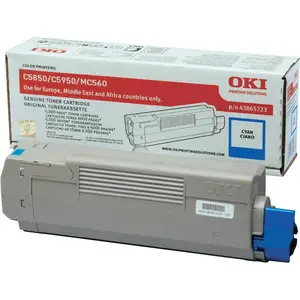 Toner 43865723 ca. 6000 pages cyan Toner 43865723 ca. 6000 pages cyan