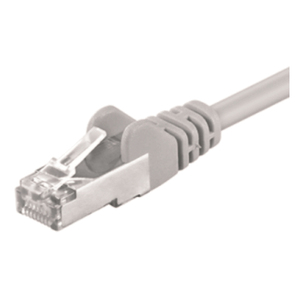 Patchkabel RJ-45 S/FTP Cat5e Grau 10 m