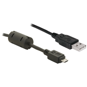 cable Micro-USB plug/USB plug 3m, USB 2.0