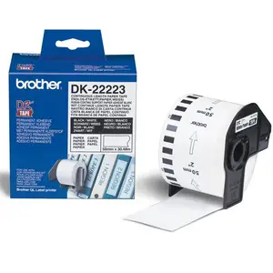 Endlosetiketten DK-22223 weiß für QL-550/QL-560/QK-500A Endlosetiketten DK-22223 weiß für QL-550/QL-560/QK-500A