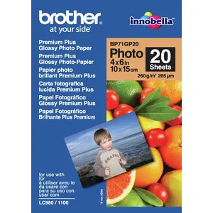 Bredher BP-71GP20 PhotoPaper A6 20 Sheet 190g/qm for MFC-6490CW Bredher BP-71GP20 PhotoPaper A6 20 Sheet 190g/qm for MFC-6490CW