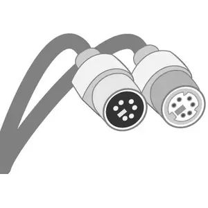 PS/2-Kabel gedreht PS/2-Kabel gedreht