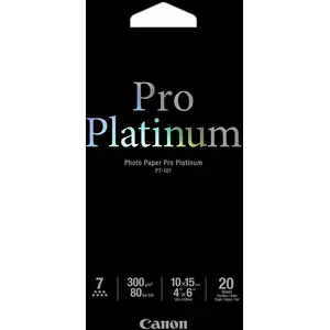 PT-101 Pro Platinum Fotopapier 10x15 300g 20Blatt PT-101 Pro Platinum Fotopapier 10x15 300g 20Blatt