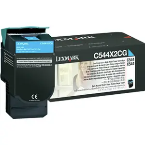 Toner C544X2CG ca. 4000 pages cyan Toner C544X2CG ca. 4000 pages cyan