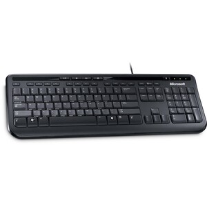 Tastatur Wired Keyboard 600 USB schwarz Tastatur-Layout Deutsch