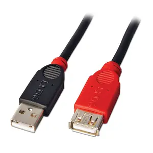 USB 2.0 Aktiv Verlängerungskabel Stecker/Buchse Schwarz 5 m USB 2.0 Aktiv Verlängerungskabel Stecker/Buchse Schwarz 5 m