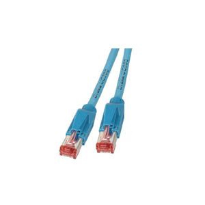 Patchkabel Cat6a RJ-45/RJ-45 Stecker/Stecker Blau 3 m