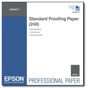 Halbmattes Proofing-Papier 330x482mm 240g/m2 100Blatt Halbmattes Proofing-Papier 330x482mm 240g/m2 100Blatt