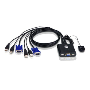 Petite KVM Switch, USB, 2-fach