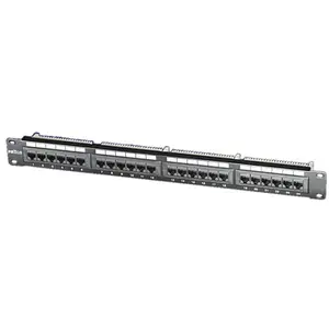 Cat.5e 19''-Panel 24 Ports UTP schwarz Cat.5e 19''-Panel 24 Ports UTP schwarz