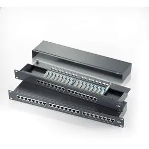 19''-Patchpanel 1HE 24 Ports Cat.5e schwarz 19''-Patchpanel 1HE 24 Ports Cat.5e schwarz
