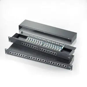19''-Patchpanel 1HE 24 Ports Cat.5e schwarz 19''-Patchpanel 1HE 24 Ports Cat.5e schwarz