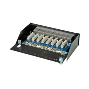 Patchpanel Cat. 5e/Cl.d 8 Ports geschirmt schwarz Patchpanel Cat. 5e/Cl.d 8 Ports geschirmt schwarz