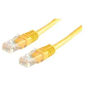 Patch cable RJ-45 U/UTP Cat6 yellow 3m Patch cable RJ-45 U/UTP Cat6 yellow 3m