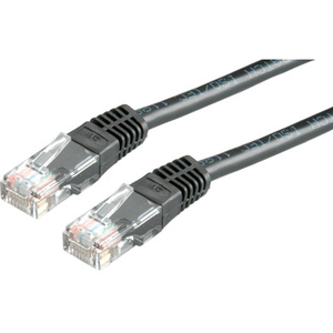 Patchkabel RJ-45 U/UTP Cat6 Schwarz 5m