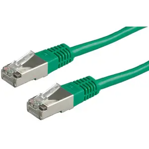 Patch cable RJ-45 S/FTP Cat6 green 1m Patch cable RJ-45 S/FTP Cat6 green 1m