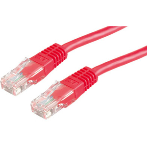 Patchkabel RJ-45 U/UTP Cat5e Rot 5m