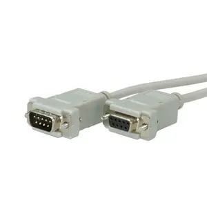 RS232 Kabel Stecker/Buchse D-Sub 9/9-pol. grau 1,8m RS232 Kabel Stecker/Buchse D-Sub 9/9-pol. grau 1,8m