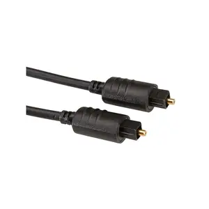 Fiber-Kabel Toslink Stecker/Stcker schwarz 1m Fiber-Kabel Toslink Stecker/Stcker schwarz 1m
