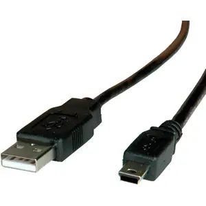 USB2.0 Mini Kabel 5pin schwarz 1,8m USB2.0 Mini Kabel 5pin schwarz 1,8m