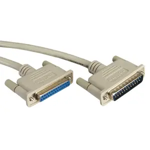 RS232 Kabel St/Bu 25pol. geschirmt grau 6m RS232 Kabel St/Bu 25pol. geschirmt grau 6m