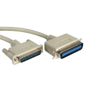 Paralllprintercable D-Sub 25pol plug/Centronics 36pol plug grey 1,8m Paralllprintercable D-Sub 25pol plug/Centronics 36pol plug grey 1,8m