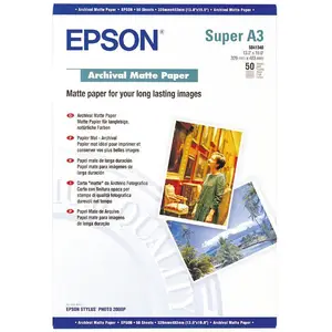 Paper mate Archival A3+ 50Sheet for Stylus Photo 2000P/Pro 7500/9500 Paper mate Archival A3+ 50Sheet for Stylus Photo 2000P/Pro 7500/9500