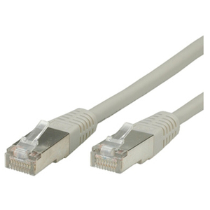 Patch cable RJ-45 S/FTP Cat6 grey 0,3m