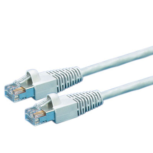 Patch cable RJ-45 S/FTP Cat6 grey 0,5m