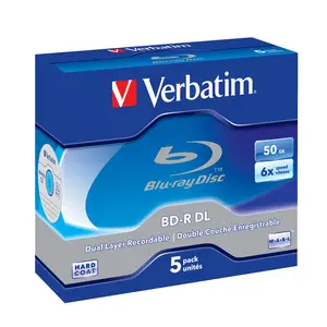 Blu-Ray Rohlinge BD-R DL 50GB 6fach Jewel Case 5er Pack Blu-Ray Rohlinge BD-R DL 50GB 6fach Jewel Case 5er Pack