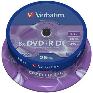 DVD+R, 8,5GB,DL, 8x, 25er Pack DVD+R, 8,5GB,DL, 8x, 25er Pack