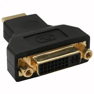 HDMI to DVI-D adaptor plug/socket golthee Kontakte black HDMI to DVI-D adaptor plug/socket golthee Kontakte black